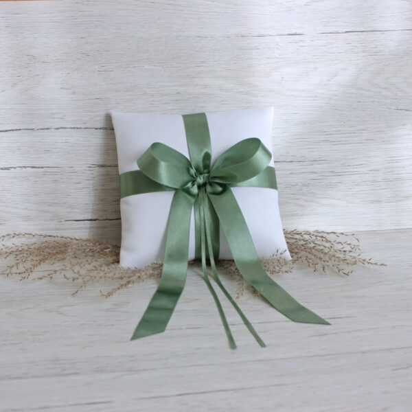 Eucalyptus green ring bearer pillow