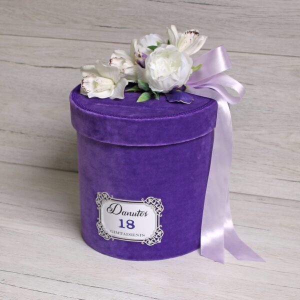 Violet Wedding Card Box, Wedding Money Box, Wedding Keepsake Box, Memory Box